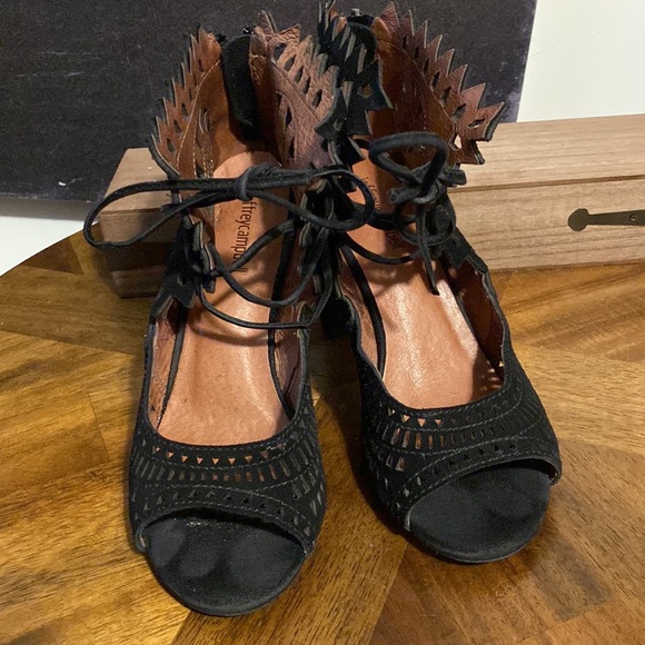 Jeffrey Campbell Cordia Perforated Bootie Sandal 8.5 - Picture 3 of 8